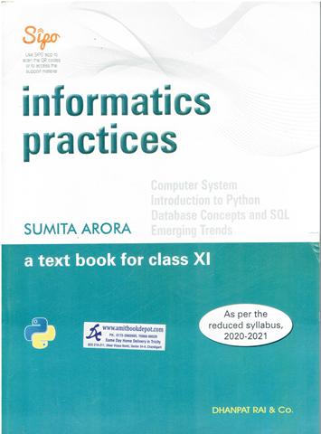 Informatics Practices A Text Book for Class 11th